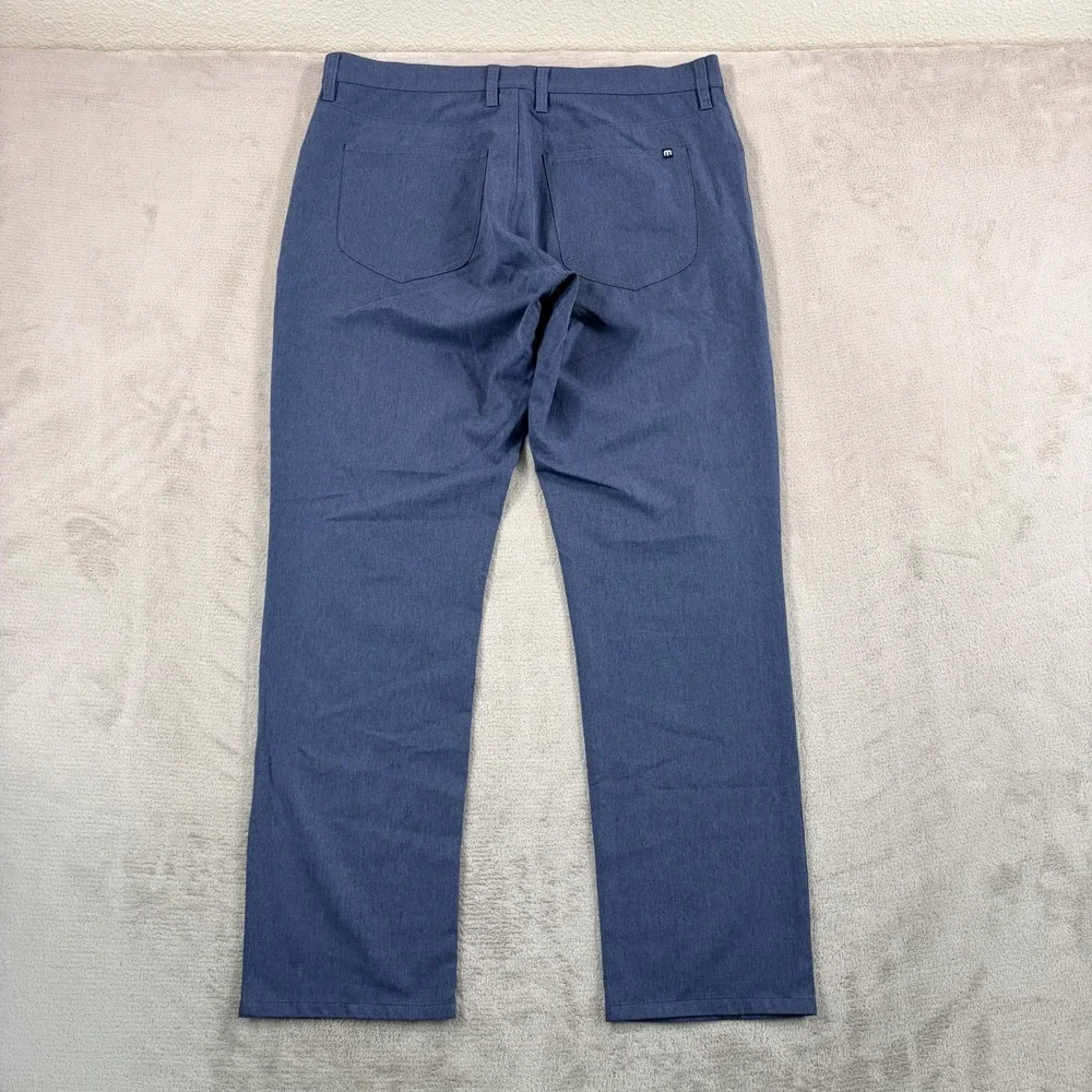 Travis Mathew Open To Close Performance Golf Pants in Blue Men 36x30 (Tag 34)